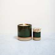 The Holly Set (Candle + MatchPott)