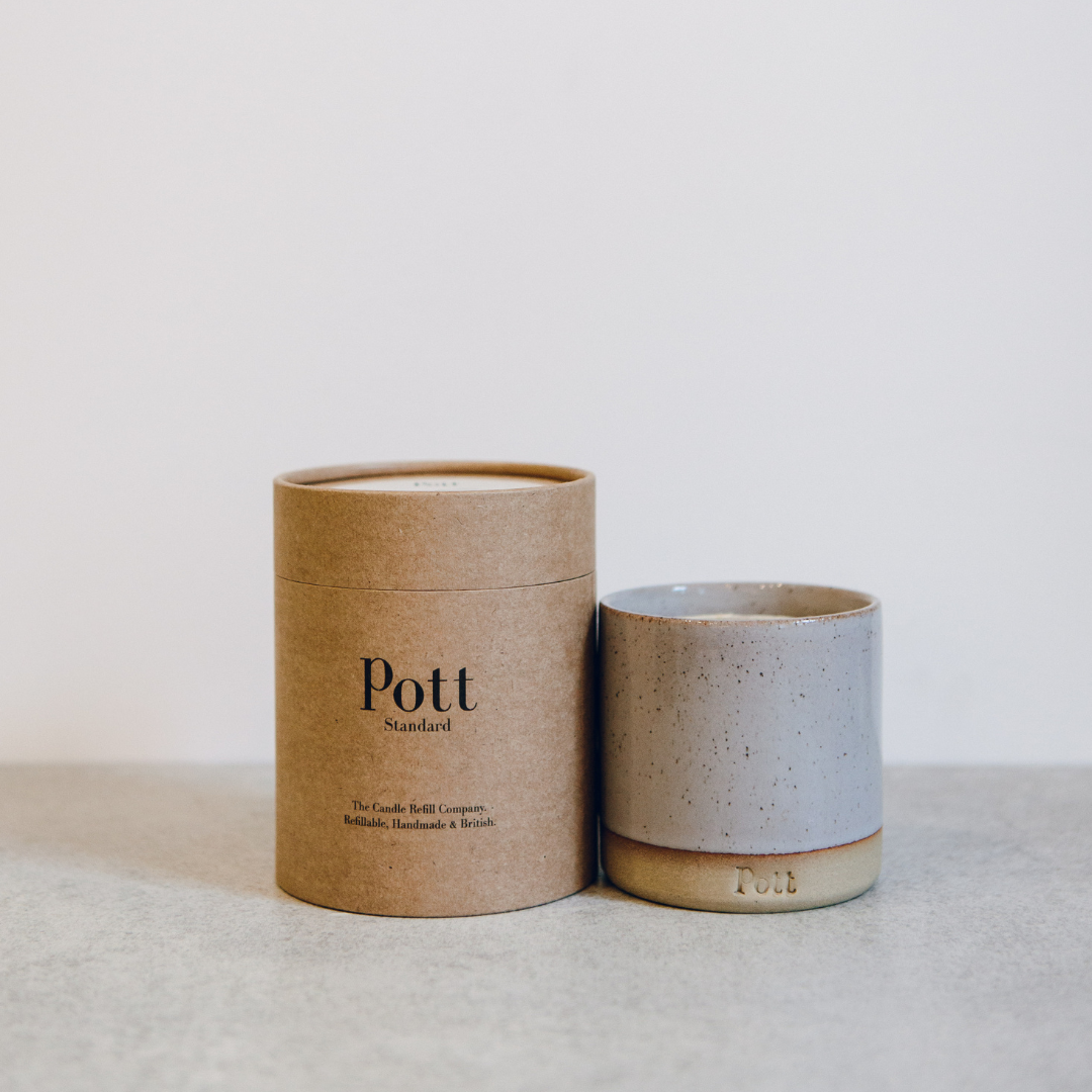 The Tonka Scent in Standard Heather Pott – pottcandles